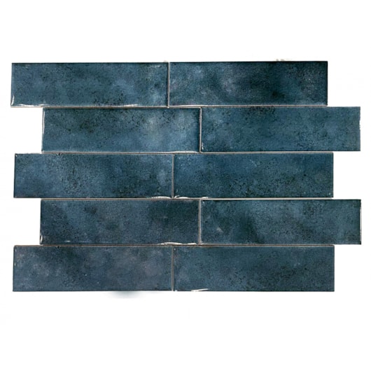 Revestimento Para Fachada Ceral Brick Aquarela Petróleo Brilhante 7,5x25cm - Imagem principal - 8d213be8-ef74-4ef9-8cf0-8c1317014747