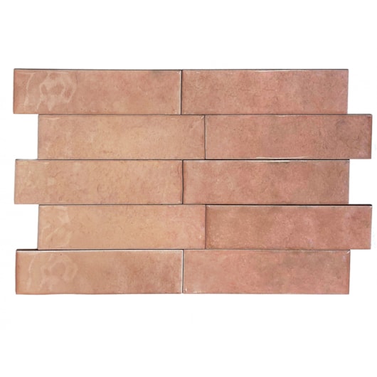 Revestimento Para Fachada Ceral Brick Aquarela Rose Brilhante 7,5x25cm - Imagem principal - 6f94e620-83a8-4e76-a20a-66bd8c881287
