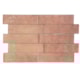 Revestimento Para Fachada Ceral Brick Aquarela Rose Brilhante 7,5x25cm - d5e7657e-b474-4c63-ba44-da70afb2d1f5