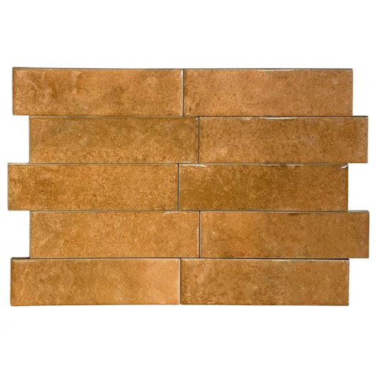 Revestimento Para Fachada Ceral Brick Aquarela Terra Brilhante 7,5x25cm - Imagem principal - 5fb5c06a-4bf1-49b3-9787-16a3c4e15c0e