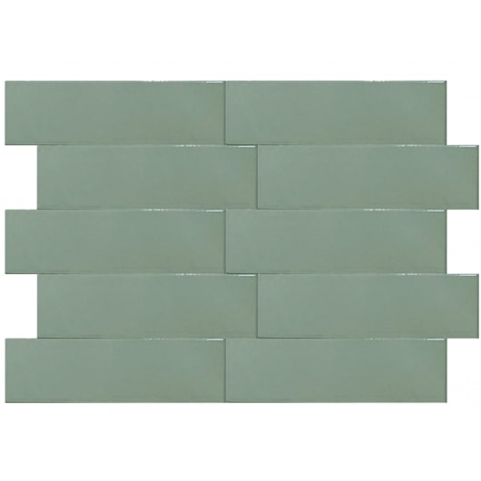 Revestimento Para Fachada Ceral Brick Color Menta Brilhante 7,5x25cm - Imagem principal - ae2b7b83-c454-47bf-b6b4-a353cff1d415
