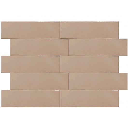 Revestimento Para Fachada Ceral Brick Color Soft Pink Brilhante 7,5x25cm - Imagem principal - 05587d53-8a90-46f8-83c9-4953ba9c9b04