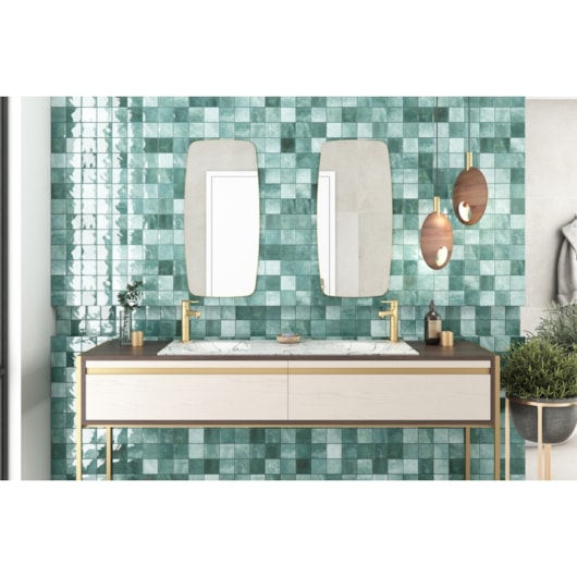 Revestimento Para Fachada E Piscina 7,5x7,5cm Bold Noronha Jade Mesh Brilhante Lp Eliane - Imagem principal - 5679eedd-eae9-4587-9032-e473d4aa4cc5