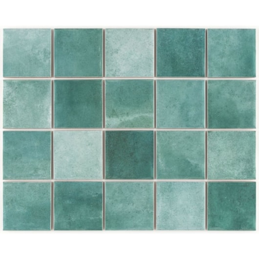 Revestimento Para Fachada E Piscina 7,5x7,5cm Bold Noronha Jade Mesh Brilhante Lp Eliane - Imagem principal - 2f718960-660e-4556-bd27-74ed29bc03aa