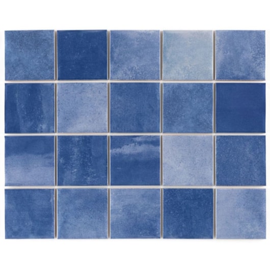Revestimento Para Fachada E Piscina 7,5x7,5cm Bold Noronha Safira Mesh Brilhante Lp Eliane - Imagem principal - 1727f5a5-356d-472d-8fe0-a7ccab813123