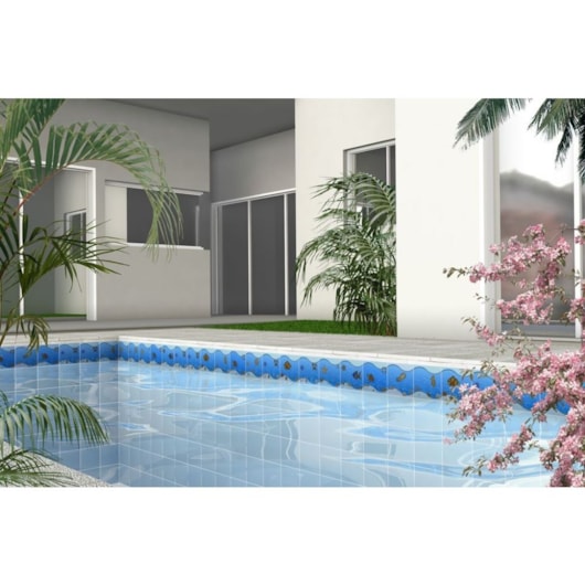 Revestimento Para Fachada E Piscina Ceral Azul Piscina 20x20cm - Imagem principal - 2e514981-1bf7-49fd-8ed6-38b94f66d9d7