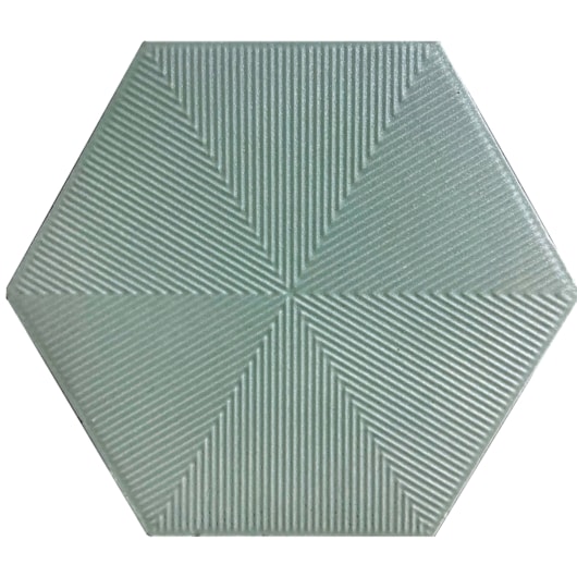 Revestimento para Fachada Hexagonal Connect Green Ceral - Imagem principal - c996c147-29af-48f1-8d29-c1ba8d9d2e68