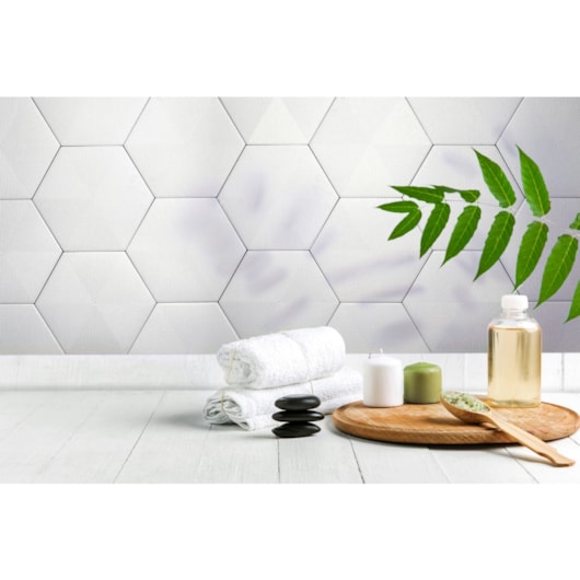Revestimento Para Fachada Hexagonal Connect White Ceral - Imagem principal - c100943d-cffe-4c73-8c14-0850d014f703