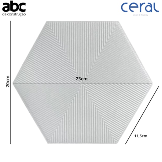 Revestimento Para Fachada Hexagonal Connect White Ceral - Imagem principal - fe4d45a6-6814-4f46-aff4-266a4f6cb9f2