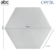 Revestimento Para Fachada Hexagonal Connect White Ceral - cd44d963-bb5e-4413-aac2-67d2814f1338