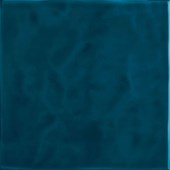 Revestimento Para Piscina 20x20cm Bold Azul Petróleo Onda Brilhante Lp Eliane
