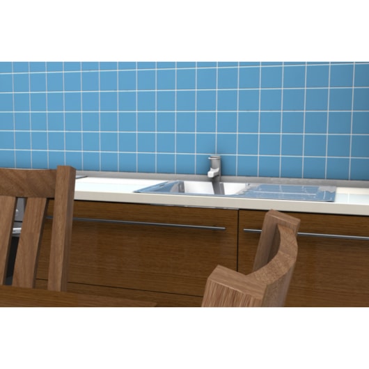 Revestimento Para Piscina Ceral Telado Azul Capri A 10x10cm - Imagem principal - 77d2f353-65db-4e35-9842-a42f773ef2db