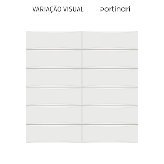 Revestimento Portinari Bella Vita Wh Matte 8x25cm Bold - Imagem principal - 4e2f351a-687b-4057-a4e8-cb7320acb9cc