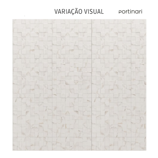 Revestimento Portinari Simetria Marble WH 58,4x58,4cm Retificado - Imagem principal - a92dca21-ab22-4916-b054-ee0424d9d2aa