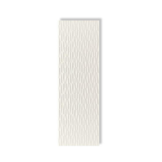 Revestimento Portinari Solene Decor White Matte 33x100cm Branco Retificado  - Imagem principal - 157aed6f-7ef1-4040-ba77-c00636aea70f