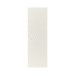 Revestimento Portinari Solene Decor White Matte 33x100cm Branco Retificado 
