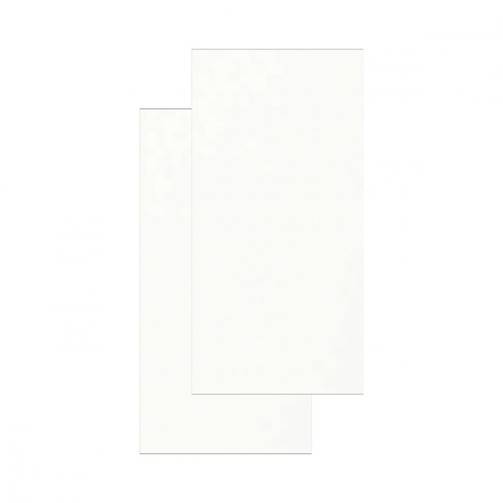 Revestimento Portinari White Plain Matte 30x60cm Branco Retificado 