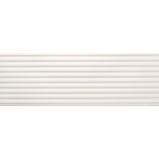 Revestimento Portobello Decor Branco Ripado Matte 30x90cm Retificado - Imagem principal - e403c7da-f111-434f-b1a5-2ec52b52de20