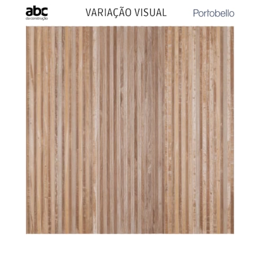 Revestimento Portobello Decor Canela Ripado Mate 30x90 cm Retificado - Imagem principal - 8a529e75-7fcd-4b53-b49a-de46d3eb187b