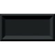 Revestimento Roca Mondrian Black Matte 7,5x15,4cm Preto Bold  - b62bf8cb-b8da-401d-b57a-859ac1c0b857