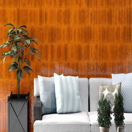Revestimento Strufaldi Arancione Bright 6x24cm Bold - Imagem principal - 1ca02a43-3790-4515-9ee8-09cf6f7e707b