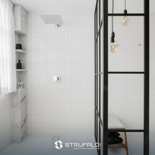Revestimento Strufaldi White Brilhante 6x24cm Bold - Imagem principal - 137e203f-942b-45ad-8c94-0720d2f7a735