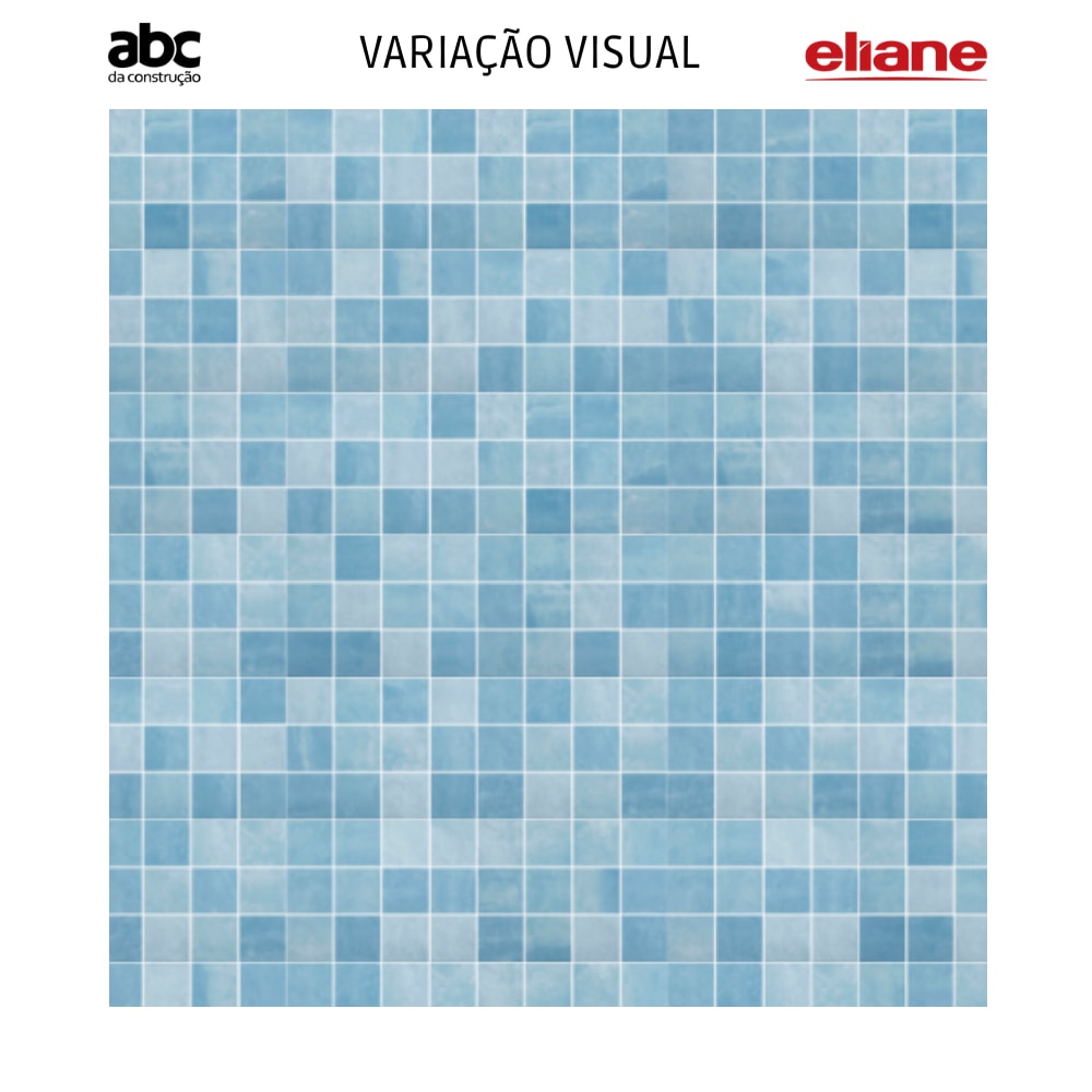 Revestimento Telado Eliane Oxy Blue Mesh Ma 10x10cm | ABC da