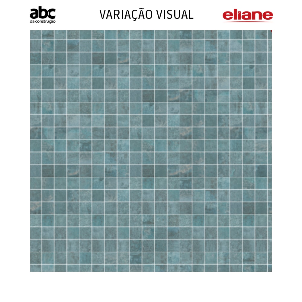 Revestimento Telado Eliane Oxy Blue Mesh Ma 10x10cm | ABC da