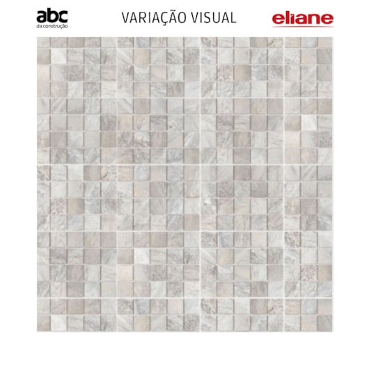 Revestimento Telado Eliane Para Fachada E Piscina Eliane Fiji White Mesh Mate 7,5x7,5cm Bold - Imagem principal - ba2ef52f-faee-473b-9b7e-2f8ab6dadad1
