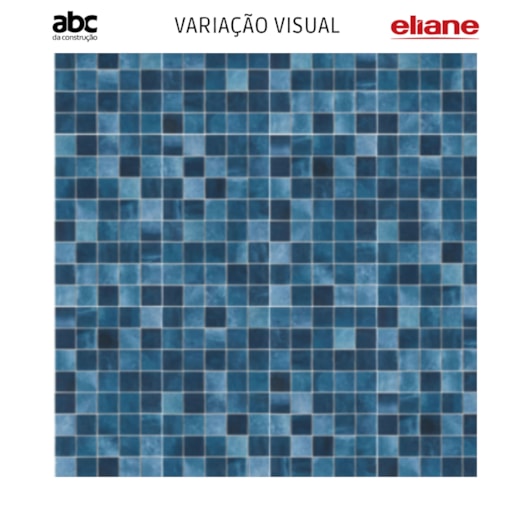 Revestimento Telado Eliane Para Fachada E Piscina Noronha Mar Mesh Brilhante 7,5x7,5cm Bold - Imagem principal - 7766adb4-fea7-4833-9670-e78ff9887a8f