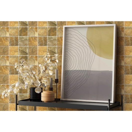 Revestimento Telado Para Fachada Ceral Capadócia Acetinado 10x10cm - Imagem principal - 94f3fed1-a20b-4cb3-aa1d-12704899ccf5