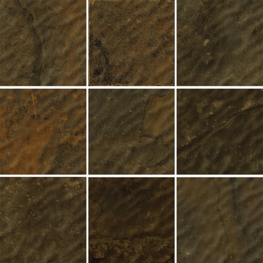 Revestimento Telado Para Fachada Ceral Corten Acetinado 10x10cm - Imagem principal - edbe477d-01db-437b-b774-757f580e189e