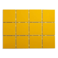 Revestimento Telado Strufaldi Amarelo 10x10cm Bold