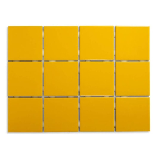 Revestimento Telado Strufaldi Amarelo 10x10cm Bold - Imagem principal - 891780eb-b989-4f06-b415-ad4aca190a62