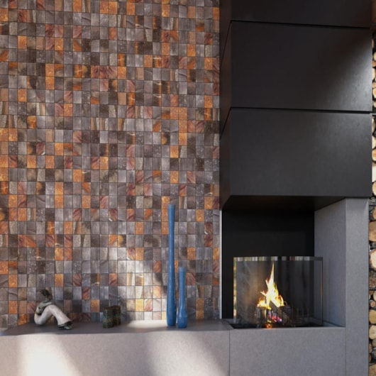 Revestimento Telado Strufaldi Ruggine 10x10cm Bold - Imagem principal - 6518a107-f0b0-4ab5-b4d8-836f657ef6e4