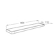 Roca Prateleira Tempo Brushed Titanium Black Roca 60cm - f7cd4800-195d-46d9-8744-a982374042cc