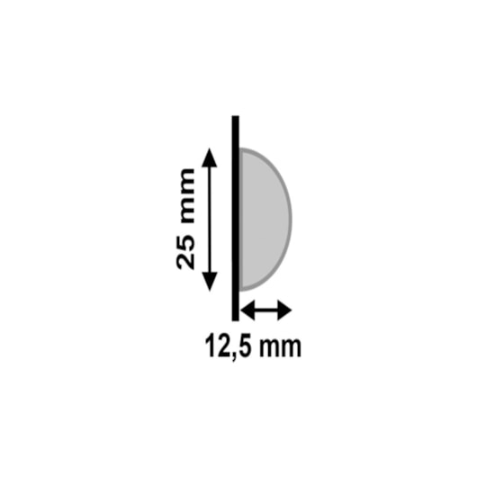 Rodameio Santa Luzia Meia Curva Branco 598 280x2,5x1,25cm - Imagem principal - 7d8d17a9-d723-4d86-895a-2fb5500cbbfe