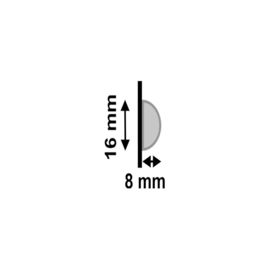 Rodameio Santa Luzia Meia Curva Fendi 597 280x1,6x0,8cm - Imagem principal - 6e44b262-c047-4a57-b0d9-490bfee14b01