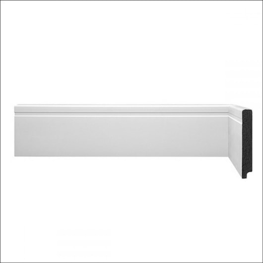 Rodapé 10x240cm Branco Frisado Tarkett - Imagem principal - 112715ec-79db-4ffc-81ae-2b8d45878daa