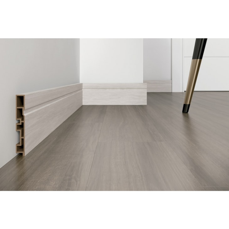 Rodapé  Acqua New Com Friso Cor 2 Eucafloor 10x240x1,5cm