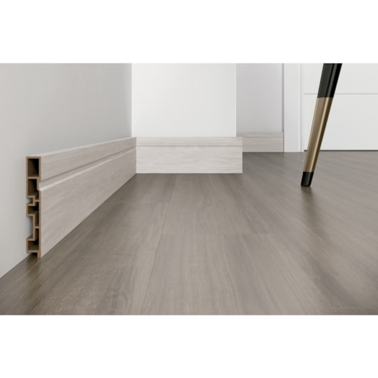 Rodapé  Acqua New Com Friso Cor 2 Eucafloor 10x240x1,5cm - Imagem principal - 82e7e124-cdaf-405d-878d-234a8b0fa78f