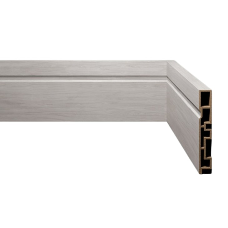 Rodapé  Acqua New Com Friso Cor 2 Eucafloor 10x240x1,5cm