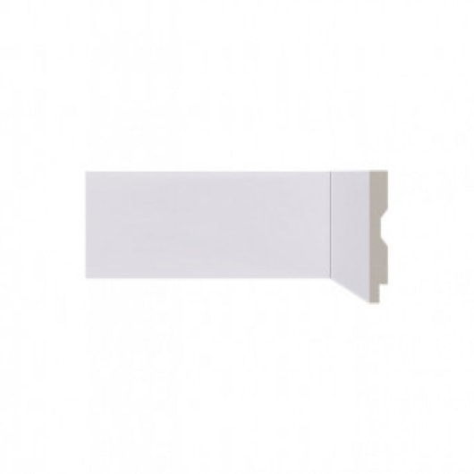 Rodapé Branco Liso De Poliestireno Lev71 Santa Luzia 70x2400mm - Imagem principal - 19e6bf89-f2cf-4d52-8855-a300f512cf13