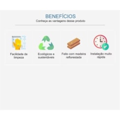 Rodapé Durafloor Carvalho Orly 60x2100cm