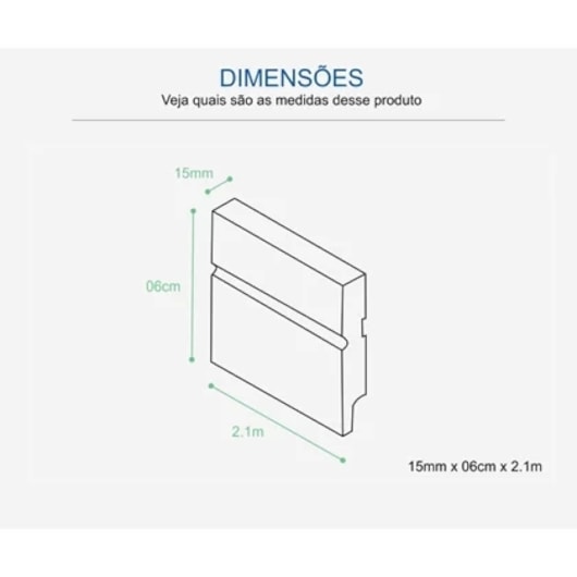 Rodapé Durafloor Carvalho Orly 60x2100cm - Imagem principal - c960038a-f39e-41a0-aac8-6ff61a6fede0