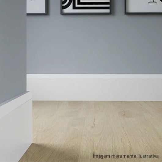 Rodapé Durafloor Essencial Branco Polar P E03 100x2100mm - Imagem principal - e598c502-ab91-4ea0-9dc6-a1251d8d4409