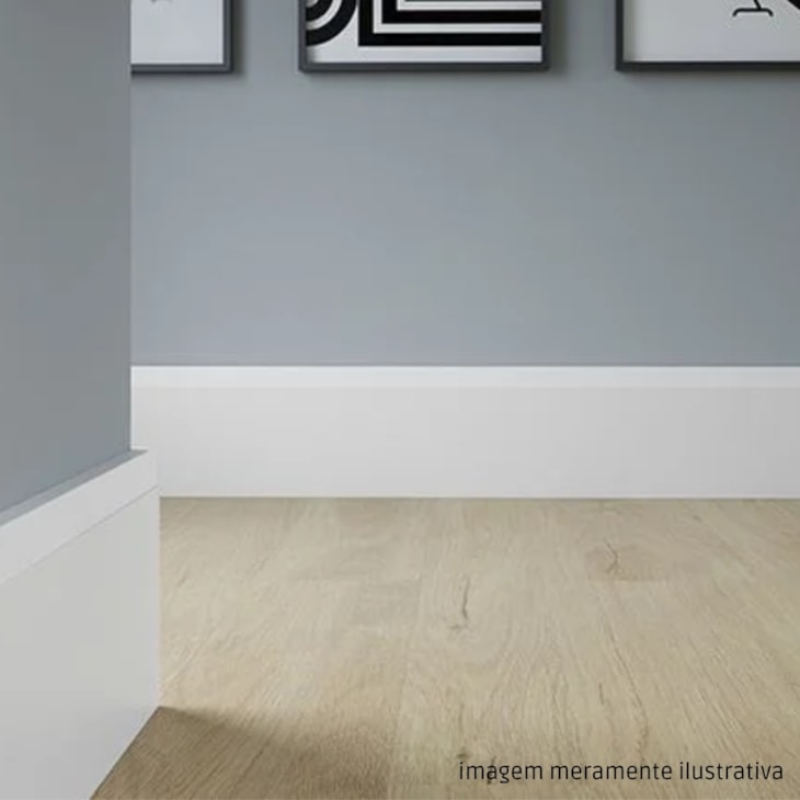 Rodapé Durafloor Essencial Branco Polar P E03 100x2100mm