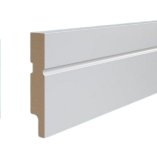 Rodapé Durafloor Essencial Branco Polar P E03 100x2100mm - Imagem principal - a16d921e-890a-4946-837f-9e470b58c904