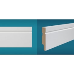 Rodapé Easy 8x210cm Branco Polar P Y01 Durafloor