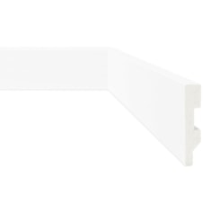 Rodapé Eliane Floor Liso Branco 7x240cm